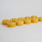 Tea Lights 100 % Beeswax - Pack of 10