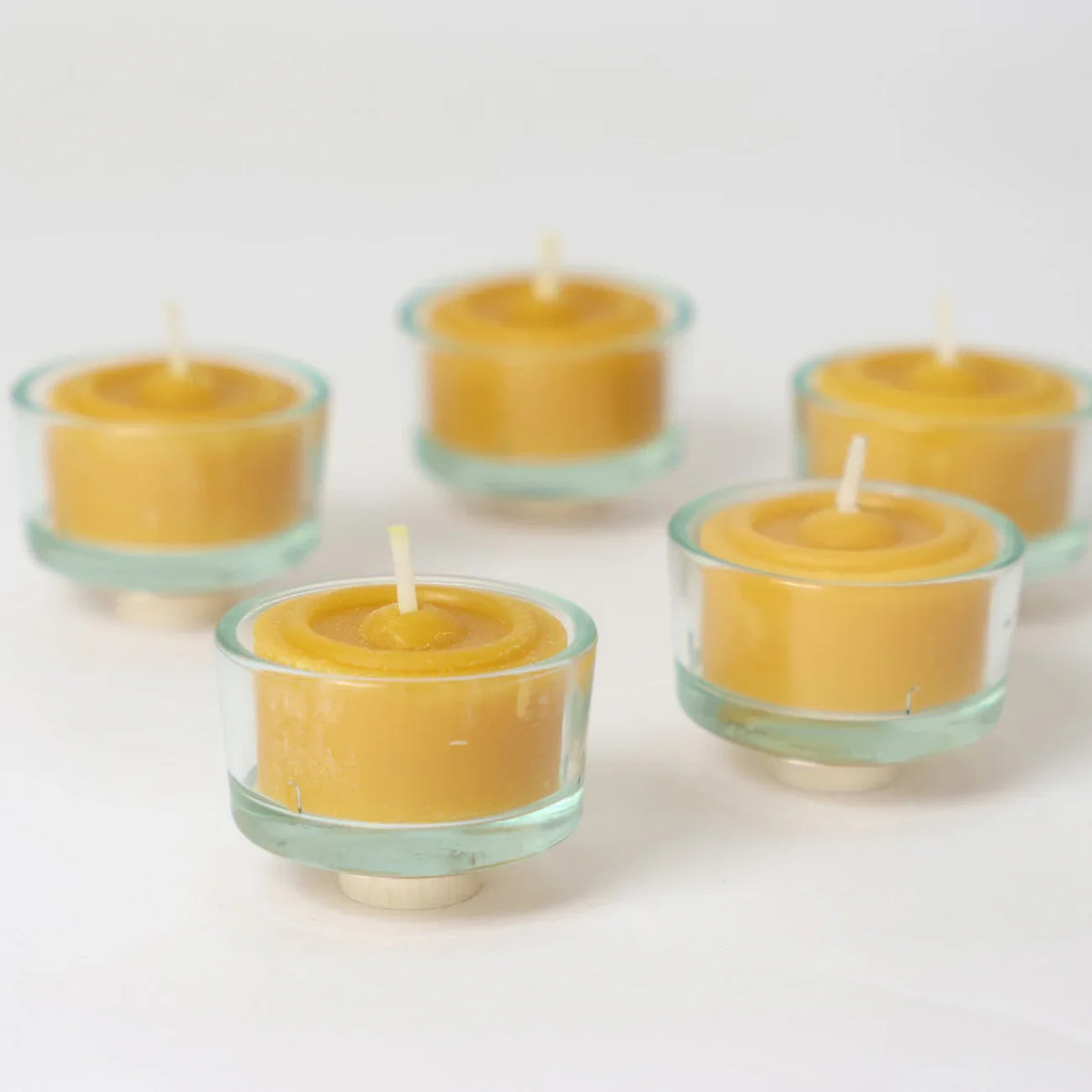 Tea Lights 100 % Beeswax - Pack of 10
