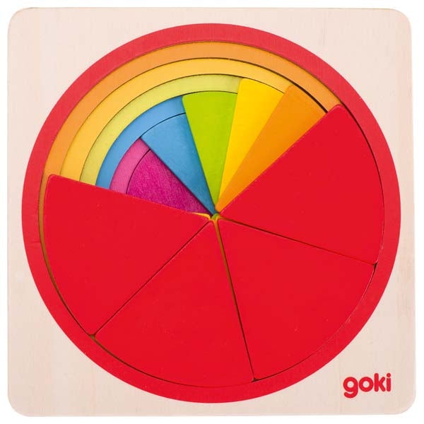 Puzzle Circle Red