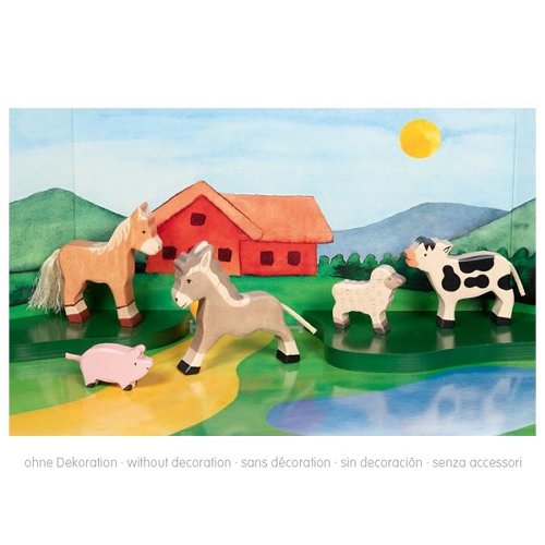 Set of 5 Farm Animals