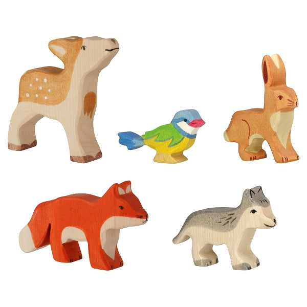 Set of 5 Forest Animals
