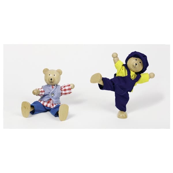 Flexible Puppets - Bear Dress-up Box, Benna & Bennoh