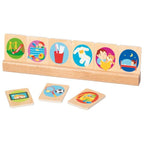 Daily Routine Cards for Children with Card Holder