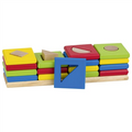 4 Towers, Shapes and Colours Sorting Game