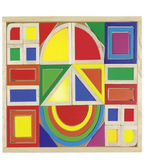 Building Blocks - Rainbow with Windows
