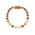 Amber Baby & Toddler Bracelet - Cognac • Quartz • Aventurine