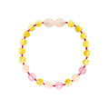 Amber Baby & Toddler Bracelet - Lemon • Rose Quartz • Pink Jade