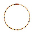Amber Baby & Toddler Necklace - Raw • Multi Colour
