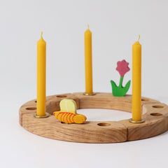 Amber 100% Beeswax Candles - 12 Candles