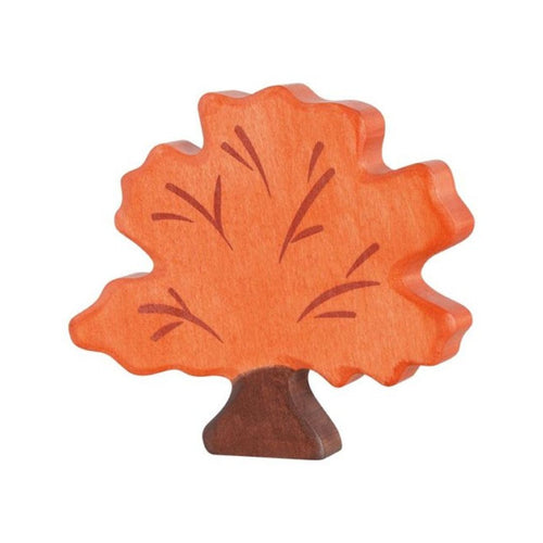 Wooden orange autumn tree toy