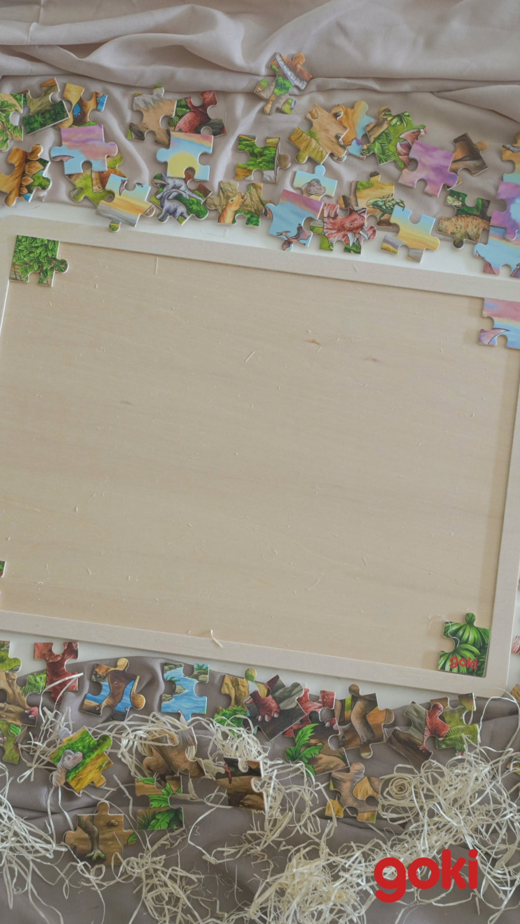 Jigsaw Puzzle 96 Pieces - Dinosaur Track