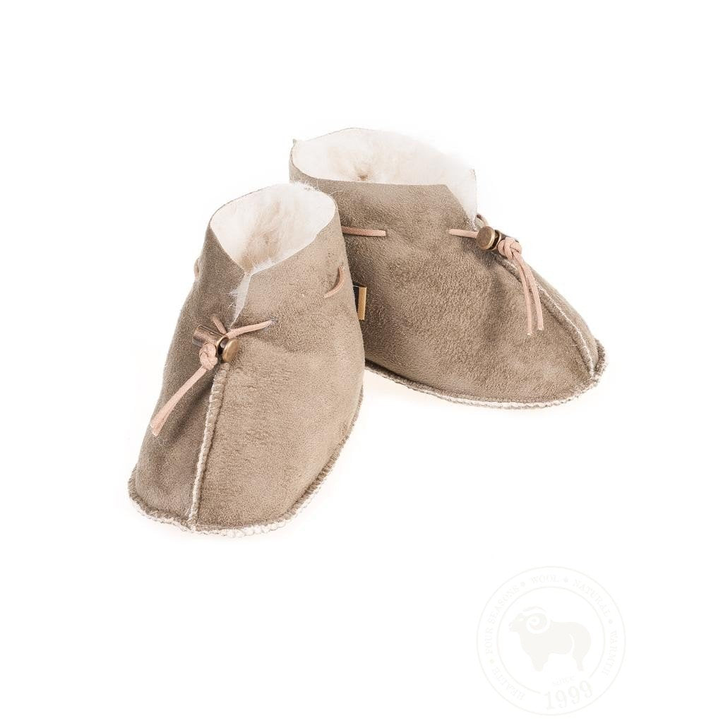 Baby Booties Emo Suede-Slippers-Alwero-5902944783658-Olive-0-6 MONTHS-Stardust-Store