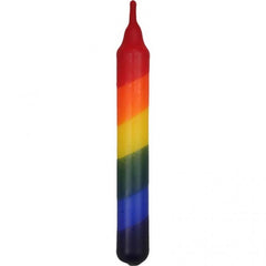 Birthday Candle - Rainbow Diagonal Stripe-Birthday Candles-Glückskäfer--Stardust-Store