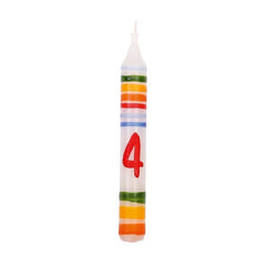 Birthday Candle - Numbers-Birthday Candles-Glückskäfer-Number 4-Stardust-Store