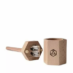 Wooden Dual Pencil Sharpener-Pencil Sharpeners-Stockmar-4019365090003-Stardust-Store