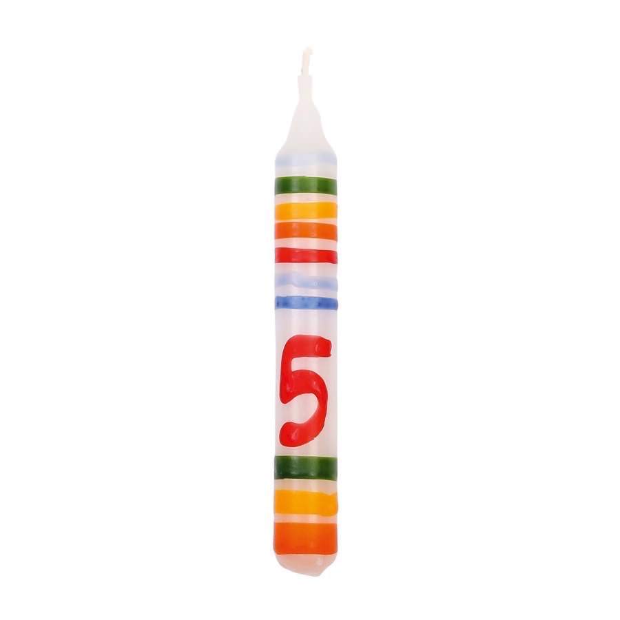 Birthday Candle - Numbers-Birthday Candles-Glückskäfer-Number 5-Stardust-Store