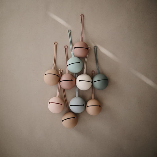 Pacifier Dummy Case-Pacifier Clips & Holders-Mushie-810052461328-Shifting Sand-Stardust-Store